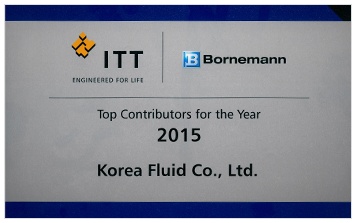 ITT Bornemann Top Contributors for the Year 2015